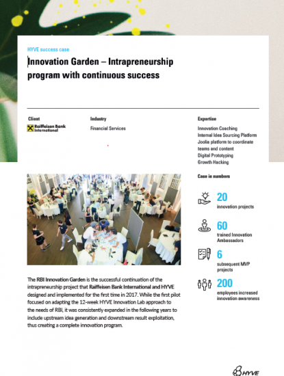 Innovation Garden program